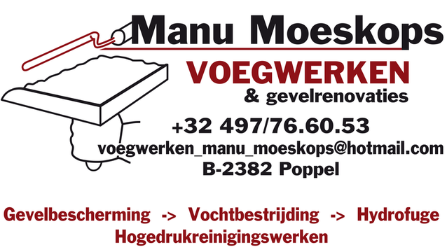 Manu Moeskops Voegwerken